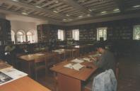 Sala de leitura da Biblioteca Municipal de Sintra no Palácio Valenças.