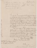 Ofício do Regedor de Belas, Manuel Vicente Vieira, ao Administrador do Concelho de Sintra, pedindo para que seja levantado um auto de noticia e investigação, e depois de ser levantado o referido auto o deve entregar à mesa da Irmandade ou ao delegado procurador régio.