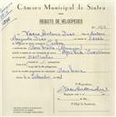 Registo de velocípede de marca Aprilia com motor Cuciolo, com o nº 5414, em nome de Vasco António Dias, morador em D. Maria.