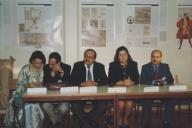 Assinatura de protocolo no liceu de Sintra entre a Câmara Municipal de Sintra e uma delegação Marroquina.