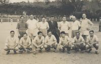 José Maria Tavares, vereador da Câmara Municipal de Sintra, num jogo de futebol confraternização de futebol entre os motoristas e jardineiros da Câmara Municipal de Sintra.