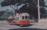 Elétrico no Pinhal da Nazaré.