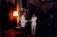 Concerto de Janis Vakarelis durante o Festival de Musica de Sintra, no Palácio Nacional de Sintra.