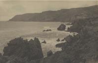 Vista da costa litoral na zona do Cabo da Roca.
