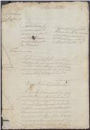 Feito cível de testamento de José Domingos, morador em Gouveia, cujo testamenteiro foi a seu filho Alexandre Domingues , morador no mesmo lugar.