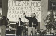 1º Plenário das comissões de moradores do Concelho de Sintra celebrado no ginásio do Liceu Nacional de Sintra.