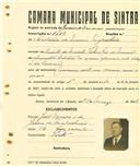 Registo de matricula de carroceiro 2 ou mais animais em nome de António de Maura Magalhães, morador na Quinta do Moinho Velho, com o nº de inscrição 1609.