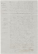 Oficio dirigido ao presidente da Câmara Municipal de Belas proveniente de Joaquim José Dias Lopes de Vasconcelos, secretário geral da administração geral de Lisboa,a propósito da circular sobre uma dívida contraída em 1822.