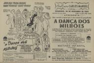Programa do filme "A Dança dos Milhões" realizado por Richard Haydn  com a participação de Ilka Chase, Robert Stack, Dorothy Stickney e Elizabeth Patterson.