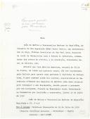 Atestado emitido por João de Matos e Vasconcelos Barbosa de Magalhães, que confirma a passagem de passaporte a José Matias Monteiro, natural da vila de Sintra, para ir para a Capitania de Pernambuco.