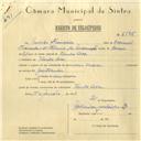 Registo de velocípede com o nº 6136, em nome de Eurico Francisco, morador em Venda Seca.