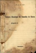 Trasladação do jazigo de família de Manuel Joaquim de Oliveira do cemitério de São Sebastião para o cemitério de São Marçal.