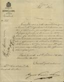 Ofício do Secretário Geral Interino da Repartição Central do Governo Civil de Lisboa, Augusto Ferreira Novais, ao Administrador do Concelho de Sintra, comunicando que foi deliberada para o ano de 1897 uma percentagem para as despesas superior às do ano de 1896.