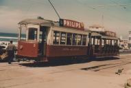 Elétrico na Praia das Maçãs.