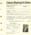 Registo de matricula de carroceiro de 2 ou mais animais em nome de Arnaldo Esteves, morador na Baratã, com o nº de inscrição 2139.
