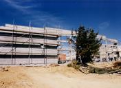 Construção do pavilhão gimnodesportivo da Escola Secundária Matias Aires no Cacém.