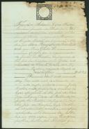 Certidão de inscrição definitiva a favor da Igreja de São João Batista de São João das Lampas de uma terra e tojal dos quais era enfiteuta Domingos Paz morador no mesmo lugar.