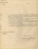 Circular do Comissário dos Estudos do Distrito de Lisboa, Mariano [...] , ao Administrador do Concelho de Sintra, informando que vai remeter 15 exemplares do mapa dos quesitos que o pessoal empregado na instrução primária tem de satisfazer e devolve-los devidamente preenchidos.