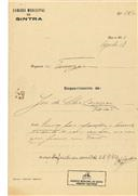 Alteração de moradia em Faião em nome de José da Silva Carouco, com o Processo nº OB 342/1920, com a licença de construção nº 152 de 22/09/1920.