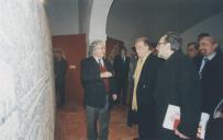Reunião no Museu de Odrinhas com o Dr. Cardim Ribeiro e o Presidente da República, Dr. Jorge Sampaio.