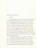 Carta de Maxime de Puysegur a dar notivia da sua viagem a Sintra.