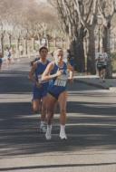 Atletas durante a prova "Milha Urbana de Queluz".