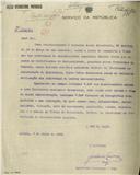 Ofício dirigido ao Administrador do Concelho de Sintra, proveniente do Diretor de Policia Internacional Portuguesa, Capitão Agostinho Lourenço, comunicando que os indivíduos de nacionalidades espanhola só devem ser visados ou certificados de nacionalidade passados pelo consulado de Espanha.