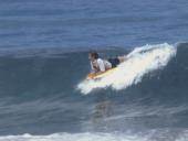 Campeonato de Bodyboard na Praia Grande.