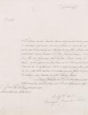 Ofício da Contadoria da Santa Casa da Misericórdia de Lisboa, Henrique Gregório Maia, ao Administrador do Concelho de Sintra, pedindo informações de a quem pertence uma horta ou quintal no Arrabalde em Sintra, de quem foi enfiteuta o Padre José Jacinto Tavares, prior na freguesia de Santa Isabel, Lisboa.