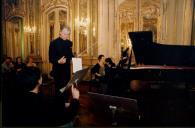 Concerto de Maria João Pires, Augustin Dumay, Gérard Caussé, Ariane Granjon e Jian Wang durante o Festival de Musica de Sintra, na sala da música do Palácio Nacional de Queluz.