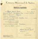 Registo de velocípede de marca Kreidler, com o nº 7843, em nome de Alfredo Manuel Bento, morador em Godigana.