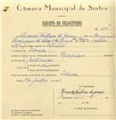 Registo de velocípede de marca Olympique, com o nº 6525, em nome de Ricardo Ventura de Jesus, morador em Idanha.