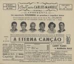 Programa do filme "A Eterna Canção" com a participação de Larry Parks e Barbara Hale.