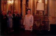 Concerto com Maria João Pires e Rufus Müller, durante o festival de música de Sintra, na sala da música do Palácio Nacional de Queluz.