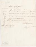 Ofício de Pedro José de Oliveira, Secretário Geral da 2ª Repartição do Governo Civil de Lisboa , ao Administrador do Concelho de Sintra, informando que lhe concede licença para sair desse concelho devendo na sua ausência arranjar um substituto.