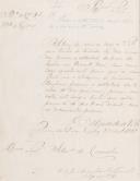 Ofício de D. José Miguel da Silva Pessanha, do Quartel de Sintra, ao Administrador do Concelho de Sintra, referente ao pedido de um atestado do preço da lenha, do presente mês e do mês seguinte.