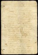 Sentença de pagamento da terça por Maria do Nascimento, viúva de António João, morador em Vila Verde.