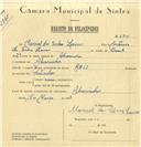 Registo de velocípede de marca Raio, com o nº 6312, em nome de Manuel da Silva Louro, morador em Alvarinhos.