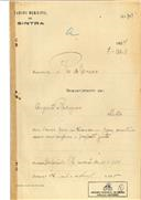 Construção de uma casa no Cacém em nome de Augusto Rodrigues, com o Processo OB nº 151/1924, com a licença de construção nº 52 de 08/04/1924.