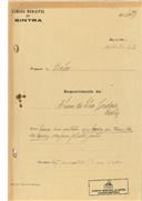 Construção de moradia em Miradouro e Penha Alves em Queluz em nome de Álvaro da Silva Cardoso, com o Processo nº OB 429/1920, com a licença de construção nº 1 de 04/01/1921.