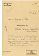 Ampliação de moradia em Almargem do Bispo em nome de Sebastião Rodrigues Ramalhete, com o Processo nº OB 240/1921, com a licença de construção nº 126 de 22/06/1921.