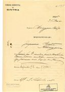 Ampliação de uma casa em Almargem do Bispo em nome de Joaquim Adão com o Processo OB nº 195/1925, com a licença de construção nº 277  de 07/09/1924.