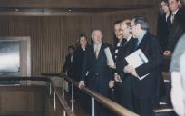 Inauguração do Auditório Jorge Sampaio, Presidente da República. e o Presidenta da CMS, Dr. Fernando Seara.