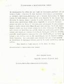 Informação concedida pelo José Joaquim Leoni, Capitão Tenente d'Armada Real, sobre a situação dos seis ingleses americanos que desembarcaram na vila de Colares, a mando do capitão do Corsário Herrison.