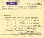 Registo de produção de vinho de vários produtores de Colares, relativo à colheita de 1938.