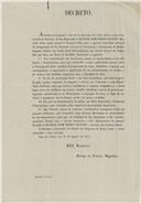 Circular dirigida ao presidente da Câmara Municipal de Belas José Justino Alves proveniente de José de Cupertino Efrem, Chefe da Repartição do Governo Civil, referente às festividades da inauguração do reinado do rei D. Pedro V.
