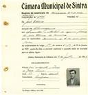 Registo de matricula de carroceiro de 2 ou mais animais em nome de João Antunes, morador em Almoçageme, com o nº de inscrição 2234.