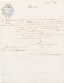 Circular de Anselmo José Braamcamp, Secretário Geral do Governo Civil de Lisboa, ao Administrador do Concelho de Sintra, referente à nomeação de um secretário geral deste distrito.