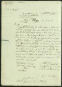 Requerimento da Irmandade do Santíssimo Sacramento da igreja de São Martinho para dar execução à conciliação feita com Maximiano Xavier Monteiro morador em colares, relativa ao pagamento de um empréstimo.