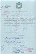 Registo de velocípede de marca Sachs, com o nº 8150, em nome de Augusto José Carreira, morador em Alpolentim.